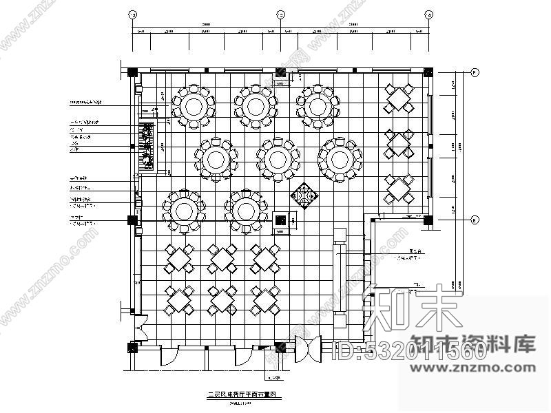 施工图某风味餐厅室内装饰施工图cad施工图下载【ID:532011560】
