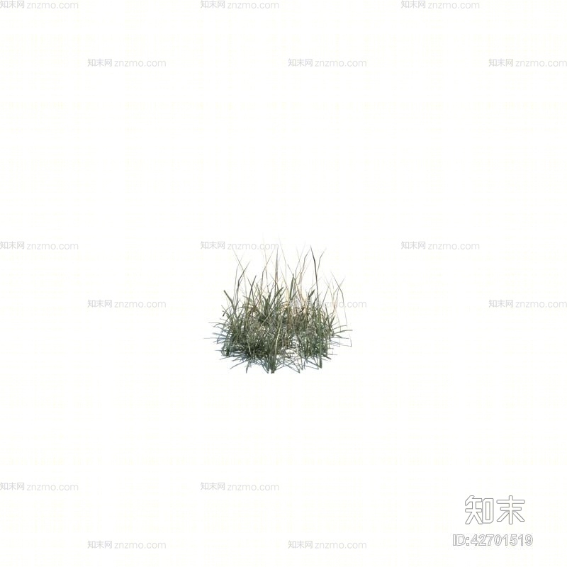 绿色草3D模型下载【ID:42701519】