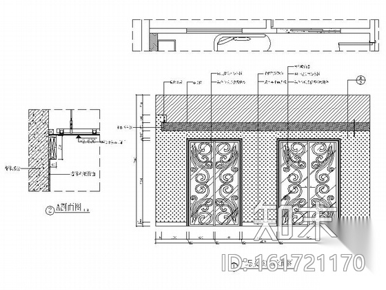 [福建]精品欧式风格别墅室内装修施工图cad施工图下载【ID:161721170】