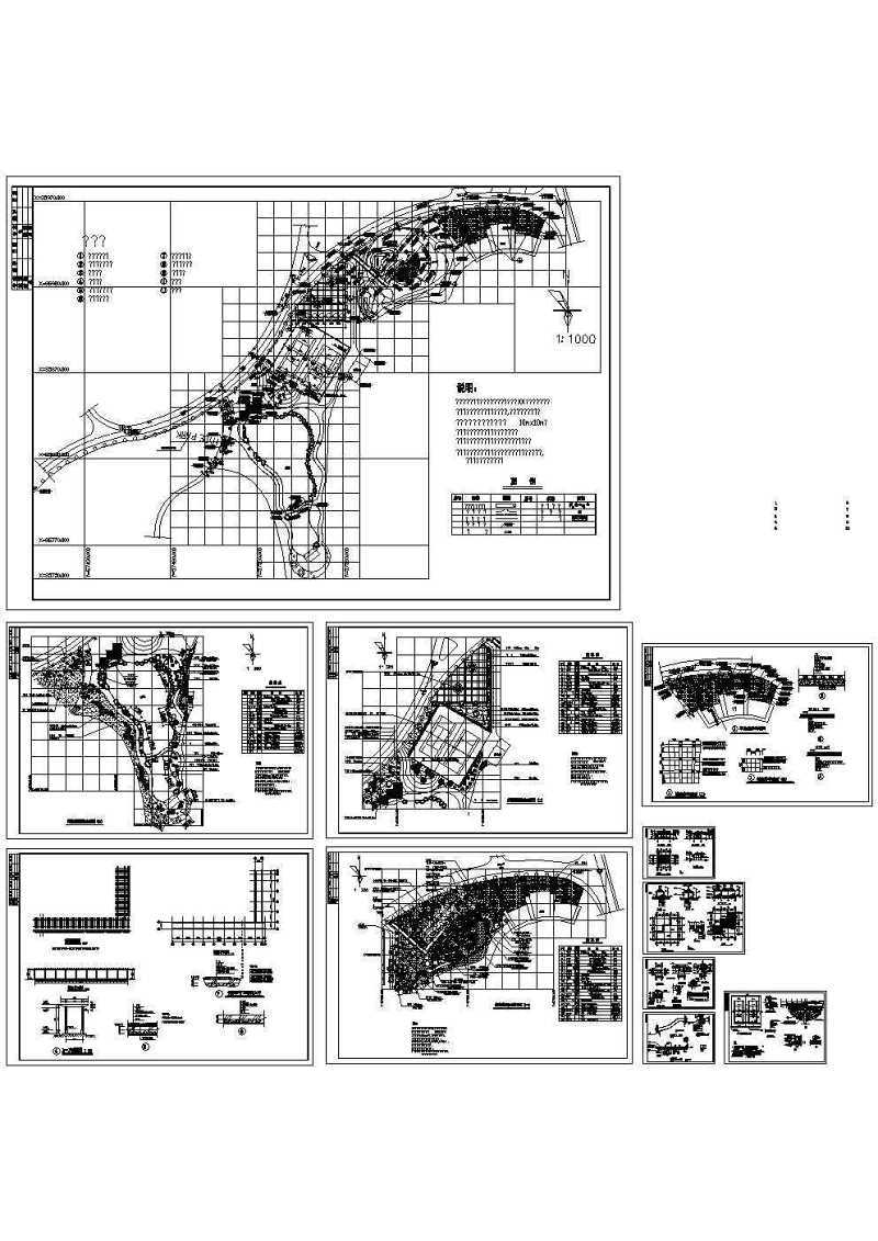 沈阳某公园施工套图CAD图纸cad施工图下载【ID:149673175】