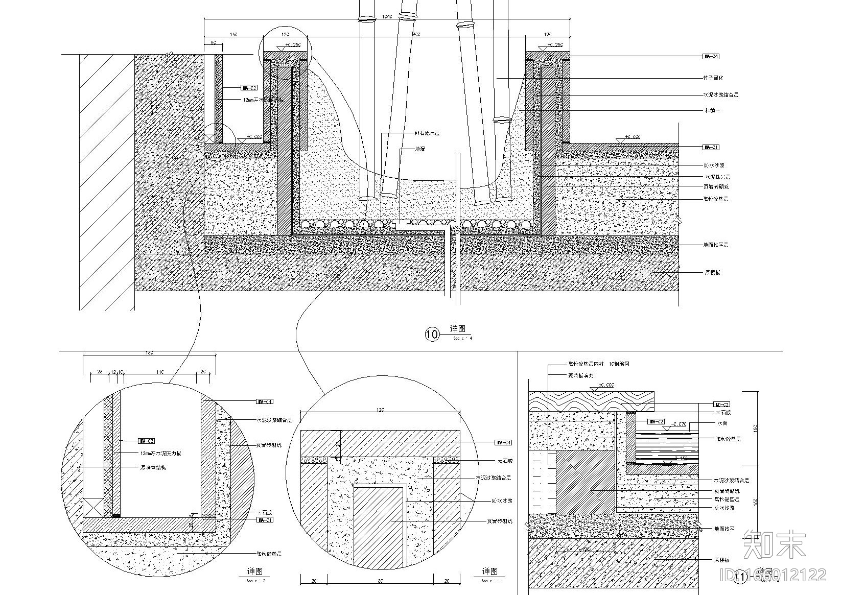 鄂尔多斯金融广场K座茶楼概念方案及施工图cad施工图下载【ID:166012122】