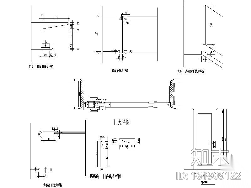 田园乡村二层别墅装修图cad施工图下载【ID:161909122】