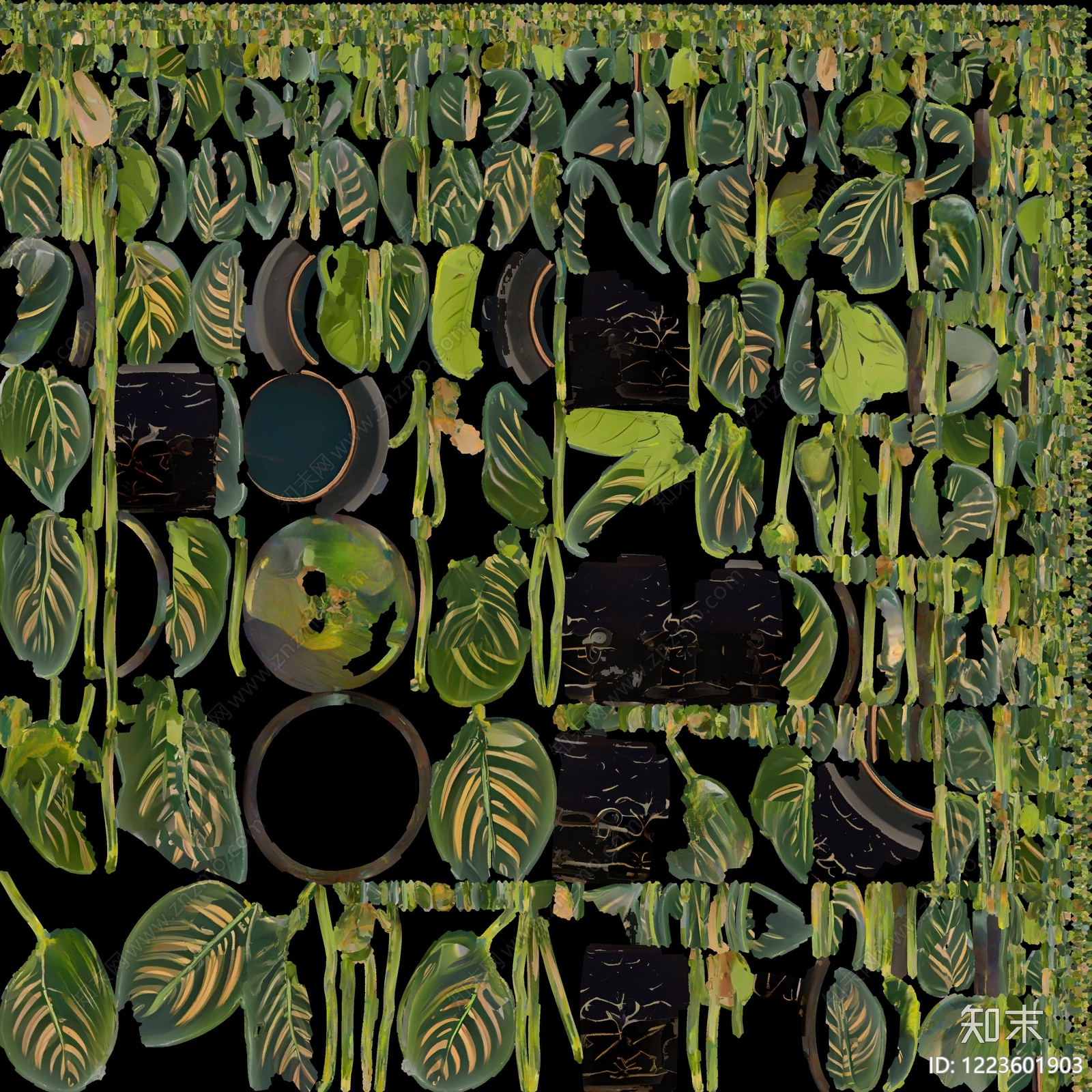 传统纹样贴图下载【ID:1223601903】
