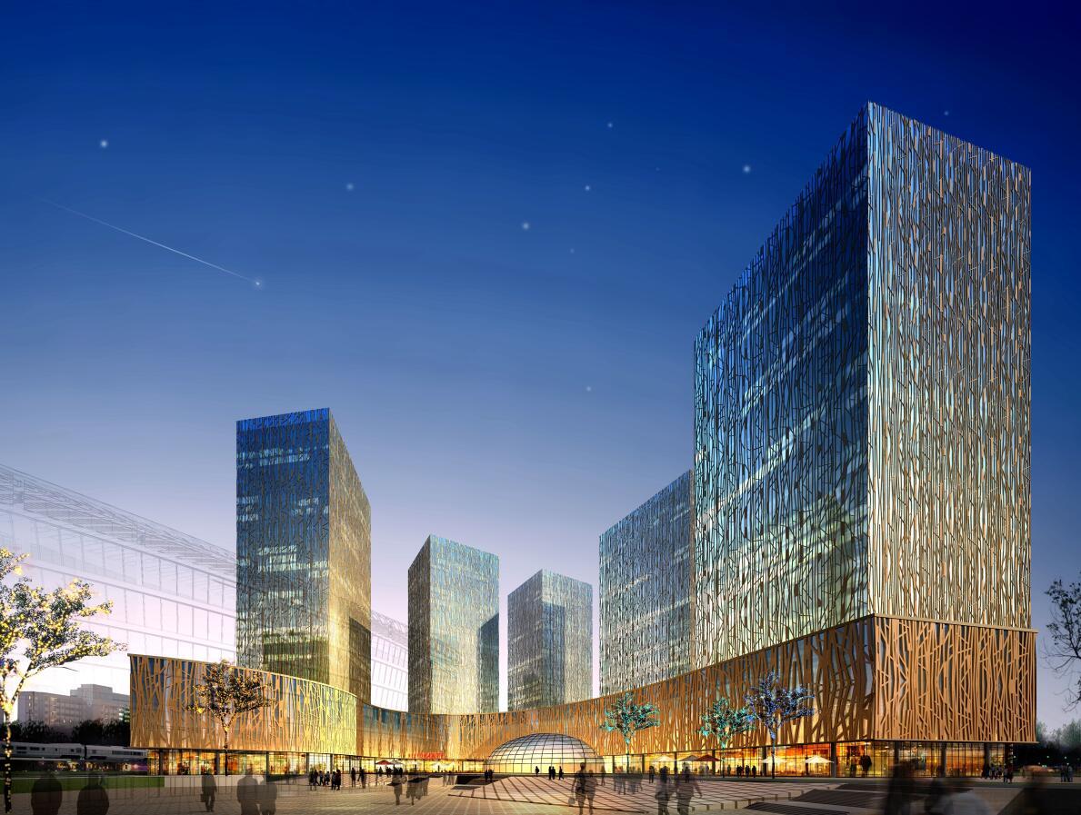 [云南]经开区建筑方案文本（包含JPG+CAD）cad施工图下载【ID:149938177】