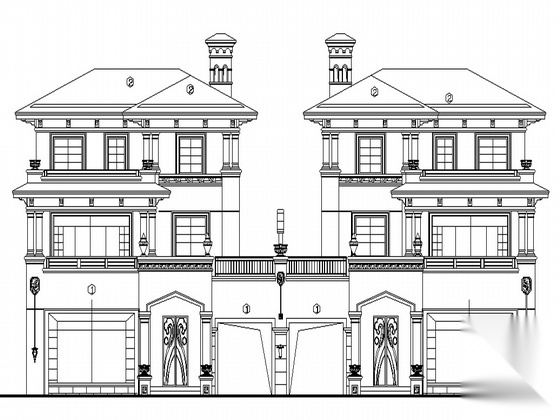 [广东]某棕榈园二期低层住宅建筑施工图施工图下载【ID:165422164】