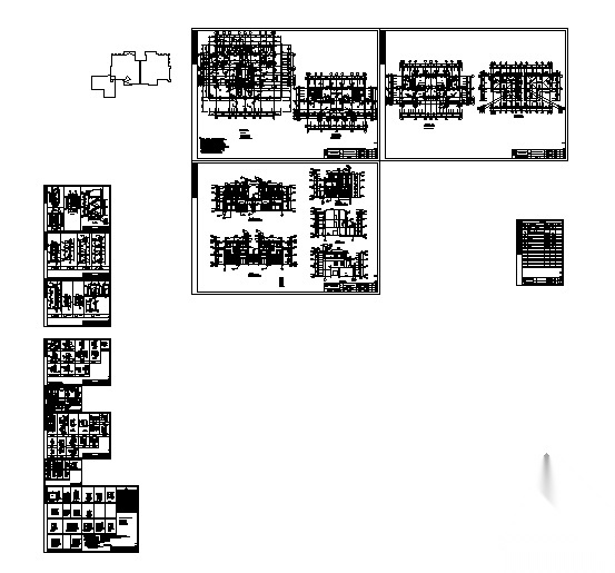 [广东]某棕榈园二期低层住宅建筑施工图cad施工图下载【ID:165422164】
