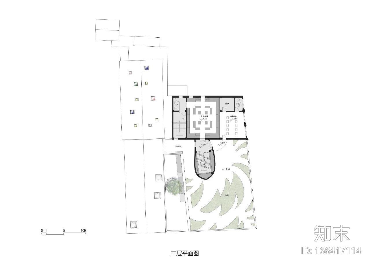 有浪扬州慢×新华书店丨1800㎡丨JPG平面图施工图下载【ID:166417114】