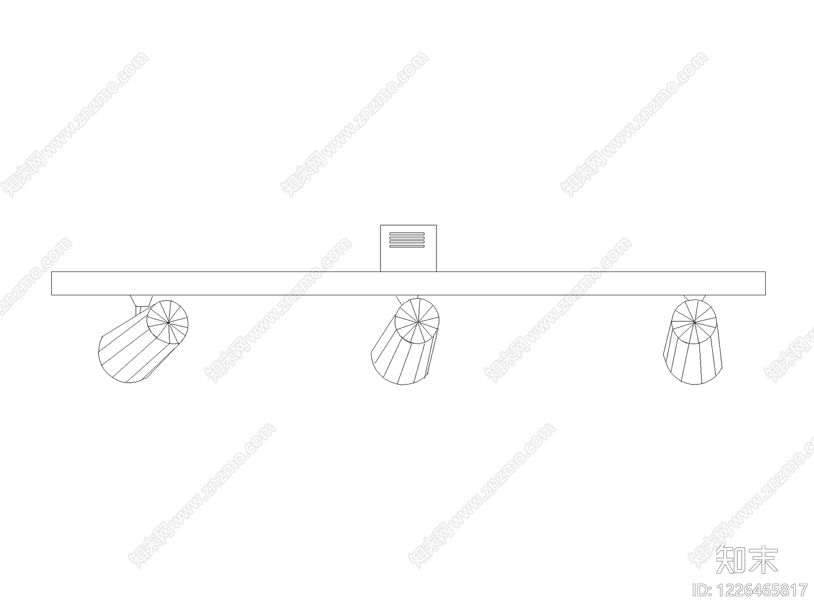 灯具图块cad施工图下载【ID:1226465817】