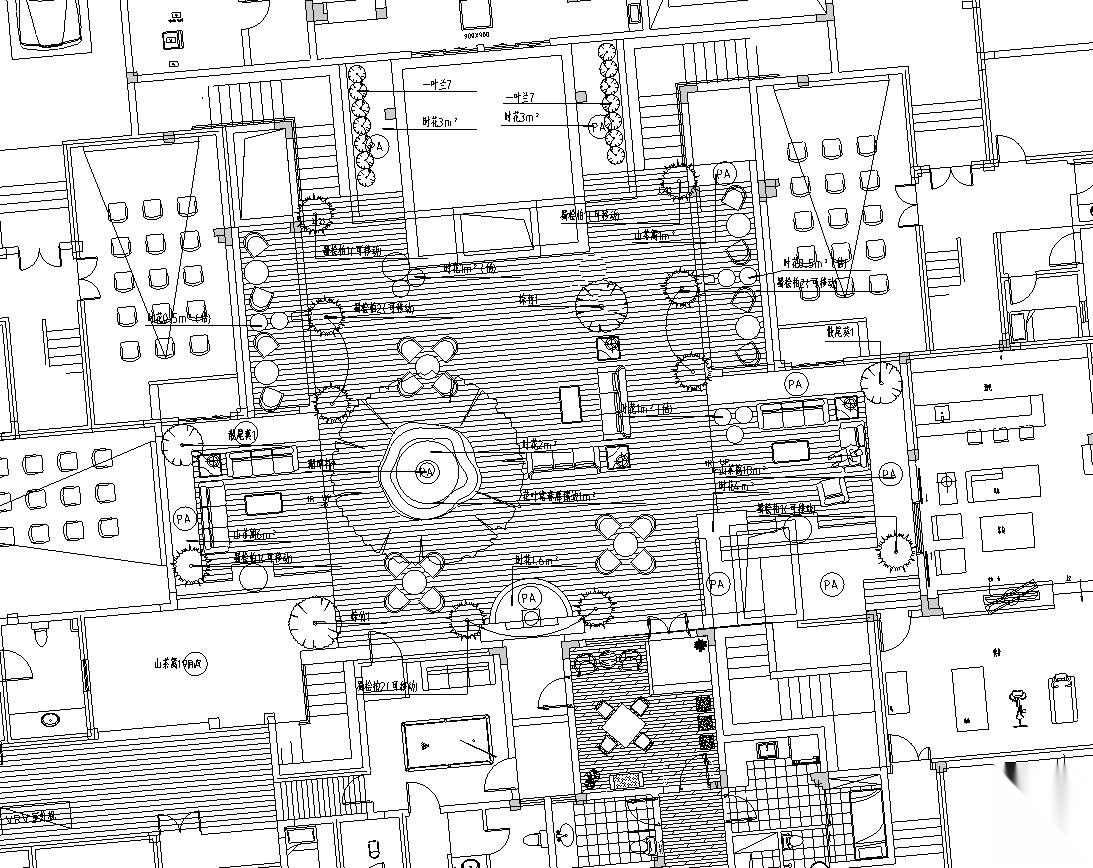 [上海]龙湖原山示范区景观植物CAD施工图施工图下载【ID:161052126】