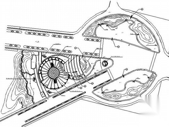 某地市民活动广场及中心路景观绿化工程施工图施工图下载【ID:161037181】