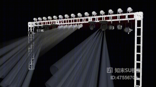 筒灯射灯SU模型下载【ID:419254696】