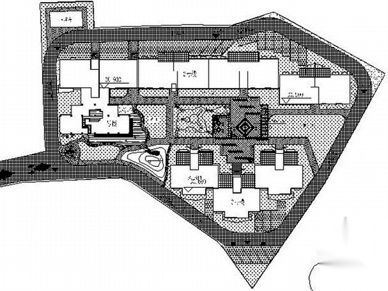 [湖北]现代综合小区设计施工图施工图下载【ID:161087146】
