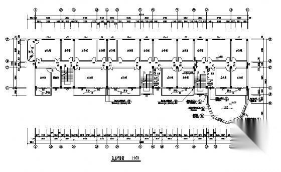 某五层办公综合楼建筑方案图cad施工图下载【ID:151435129】