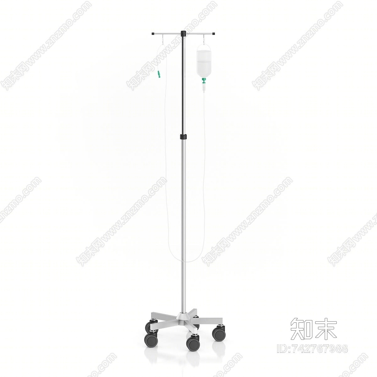 现代输液架3D模型下载【ID:742767988】