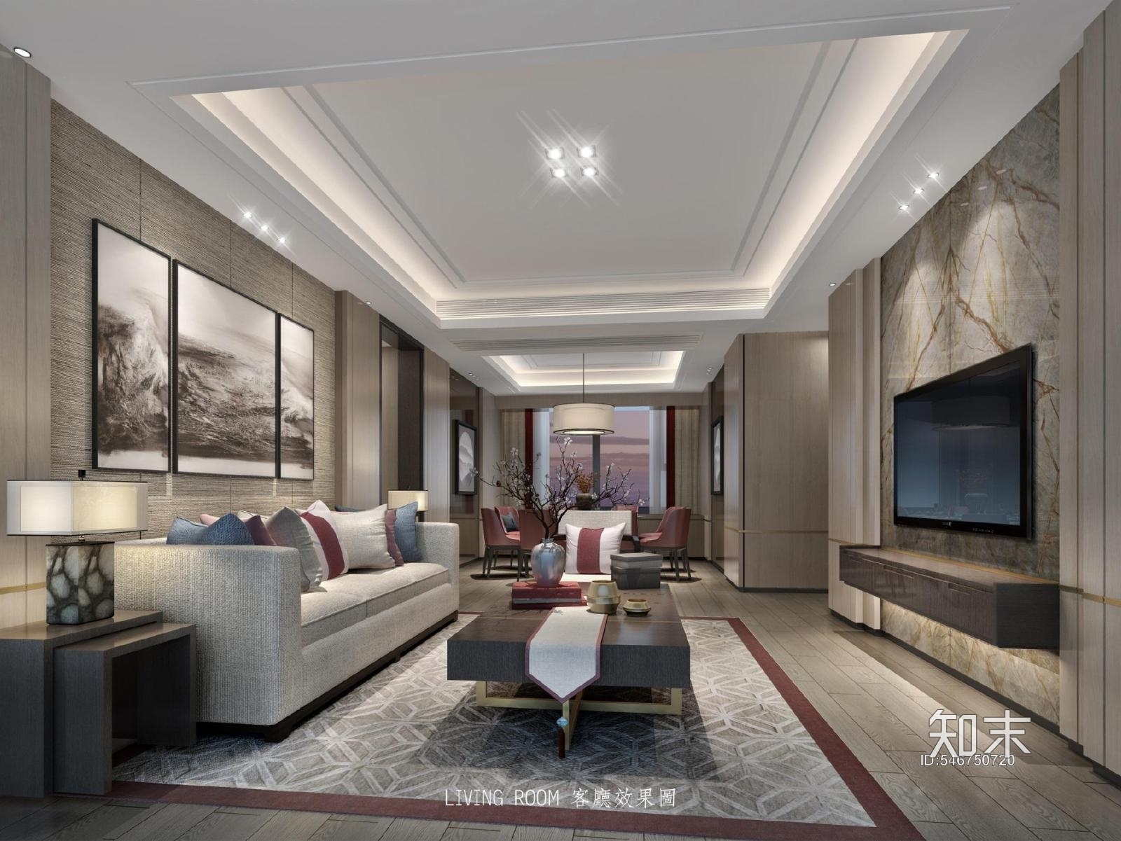 深圳京基御景峯4栋交楼标准样板间施工图下载【ID:546750720】