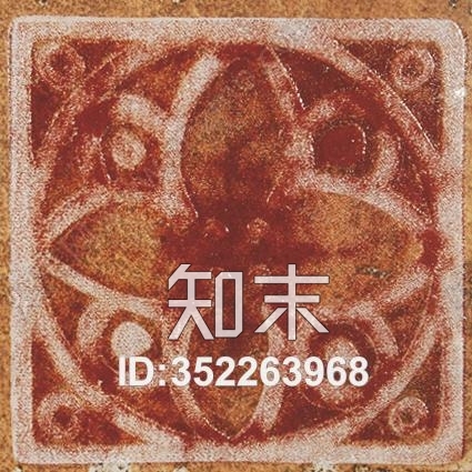 高清仿古砖贴图边带角花贴图下载【ID:352263968】