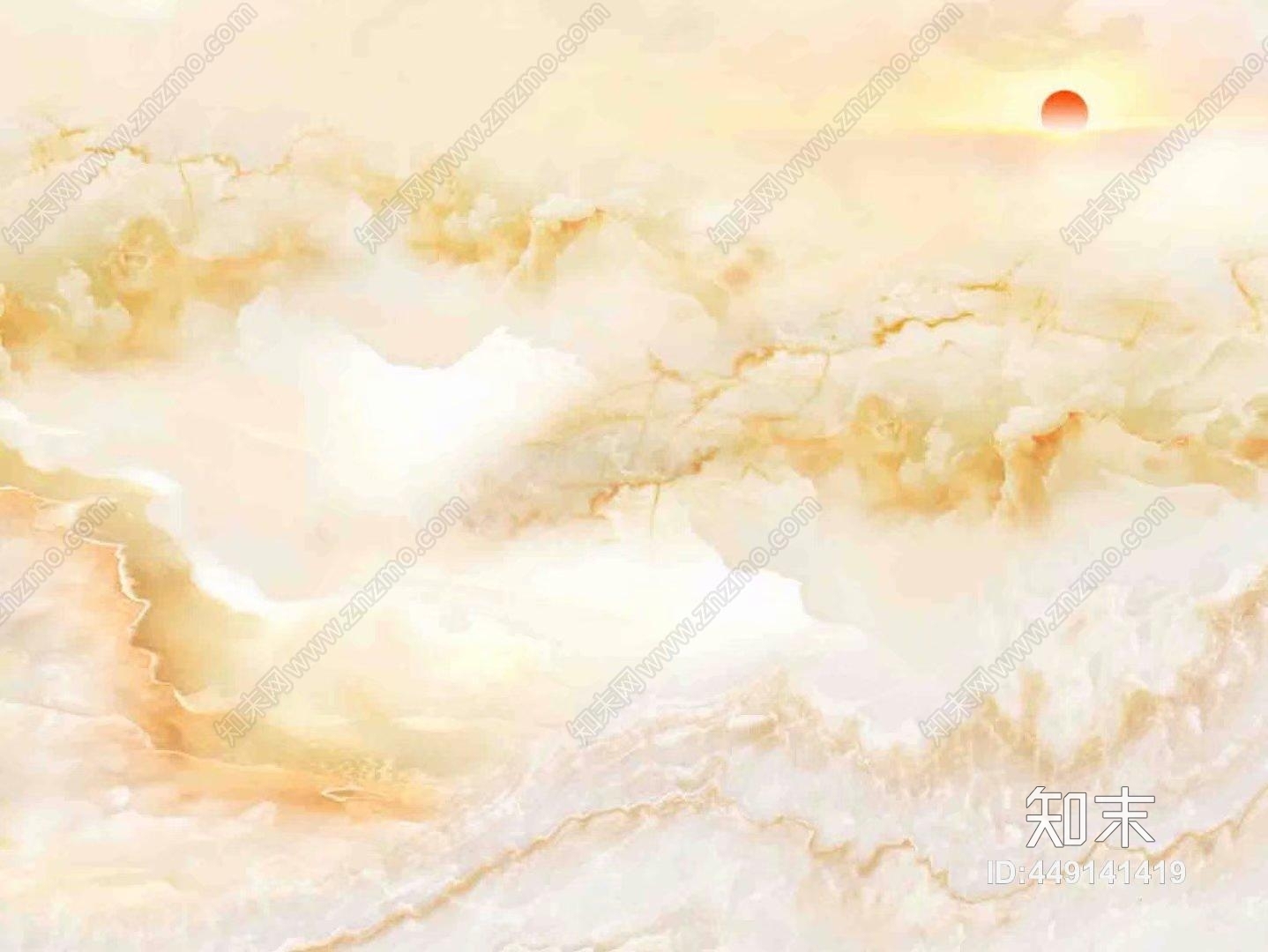 大理石纹山水图彩雕背景墙高清贴图贴图下载【ID:449141419】