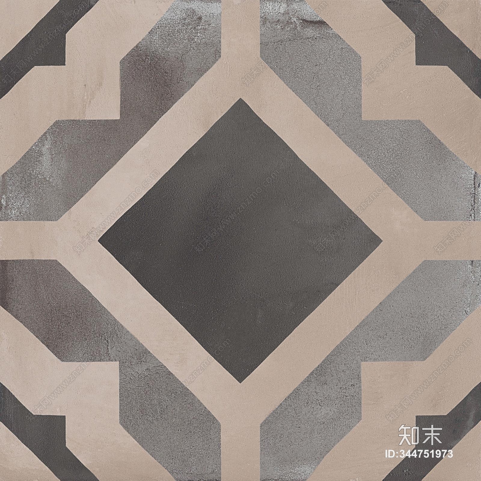 卫生间复古砖贴图下载【ID:344751973】