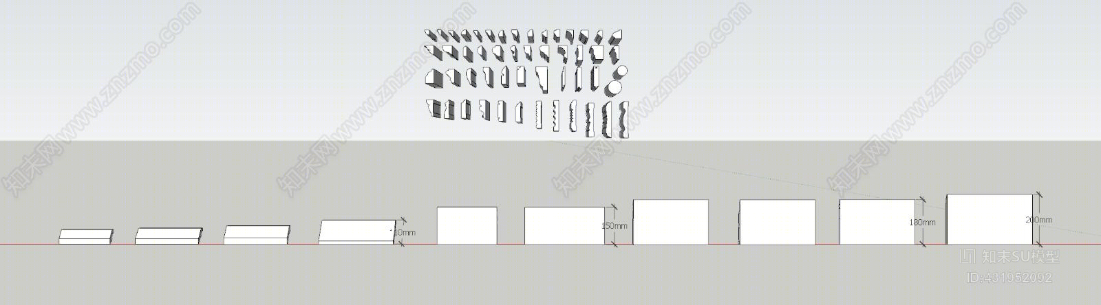 天花SU模型下载【ID:431952092】