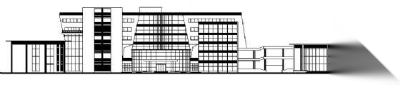 某公司六层办公楼建筑施工图cad施工图下载【ID:151401118】