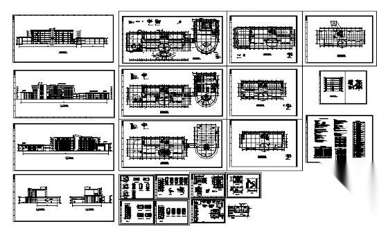 某公司六层办公楼建筑施工图cad施工图下载【ID:151401118】
