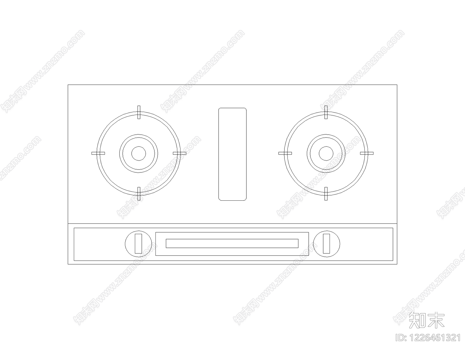 厨房设施cad施工图下载【ID:1226461321】