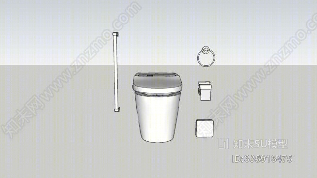 厕所SU模型下载【ID:335916475】