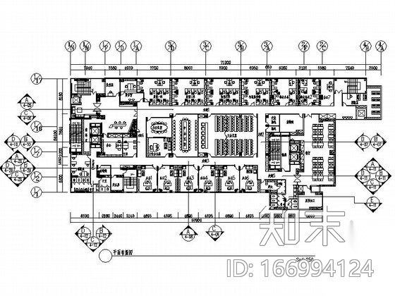 [南京]城市基础设施管理事业单位办公楼设计施工图施工图下载【ID:166994124】