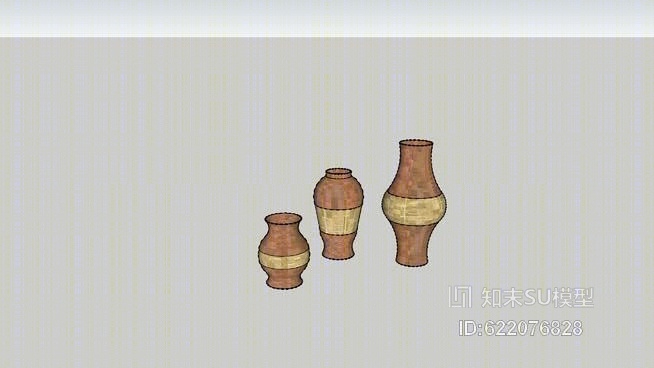 意大利花园盆栽SU模型下载【ID:622076828】