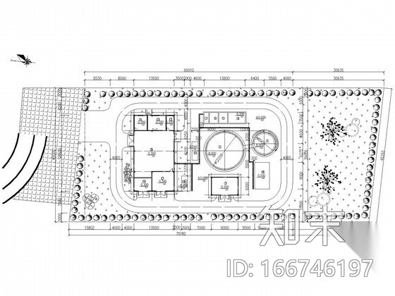 [湖南]垃圾填埋厂渗滤液处理工艺施工图cad施工图下载【ID:166746197】