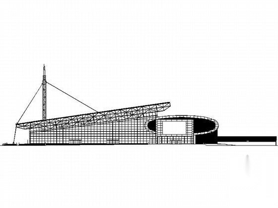 [天津]滨海某国际会展中心建筑施工图施工图下载【ID:165406174】