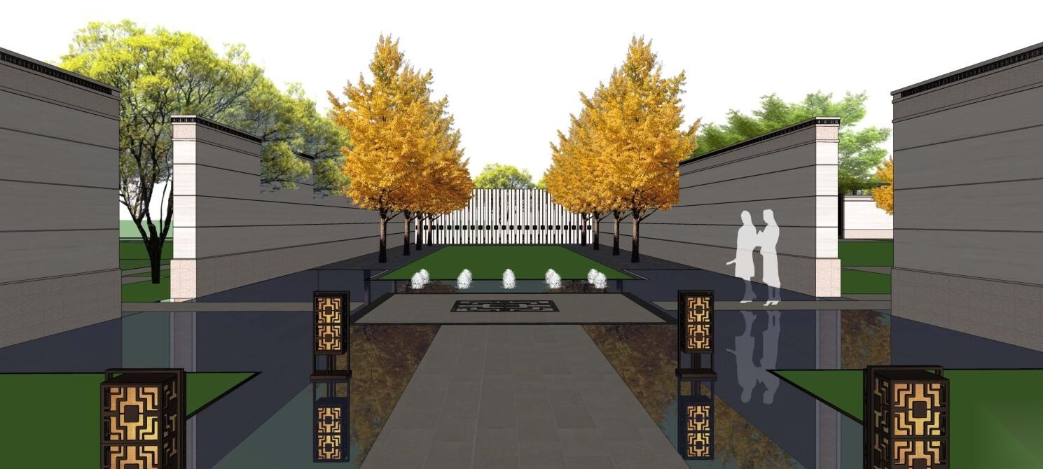 [安徽]旭辉居住区景观概念方案文本（PDF+65页）cad施工图下载【ID:161038167】