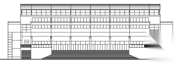 某二层体育馆建筑施工图施工图下载【ID:151674158】