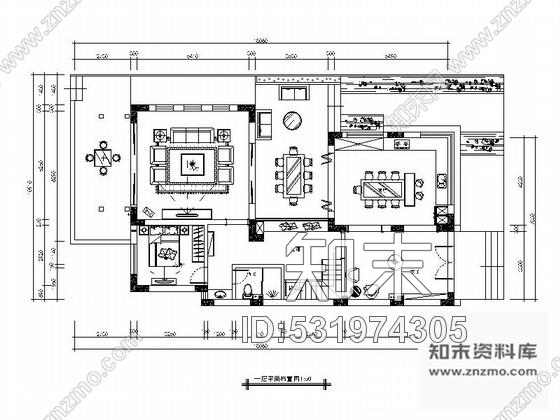 施工图广东欧式浪漫的海景三层别墅装修施工图施工图下载【ID:531974305】