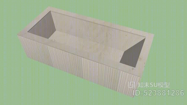 牡蛎浴缸SU模型下载【ID:523881286】