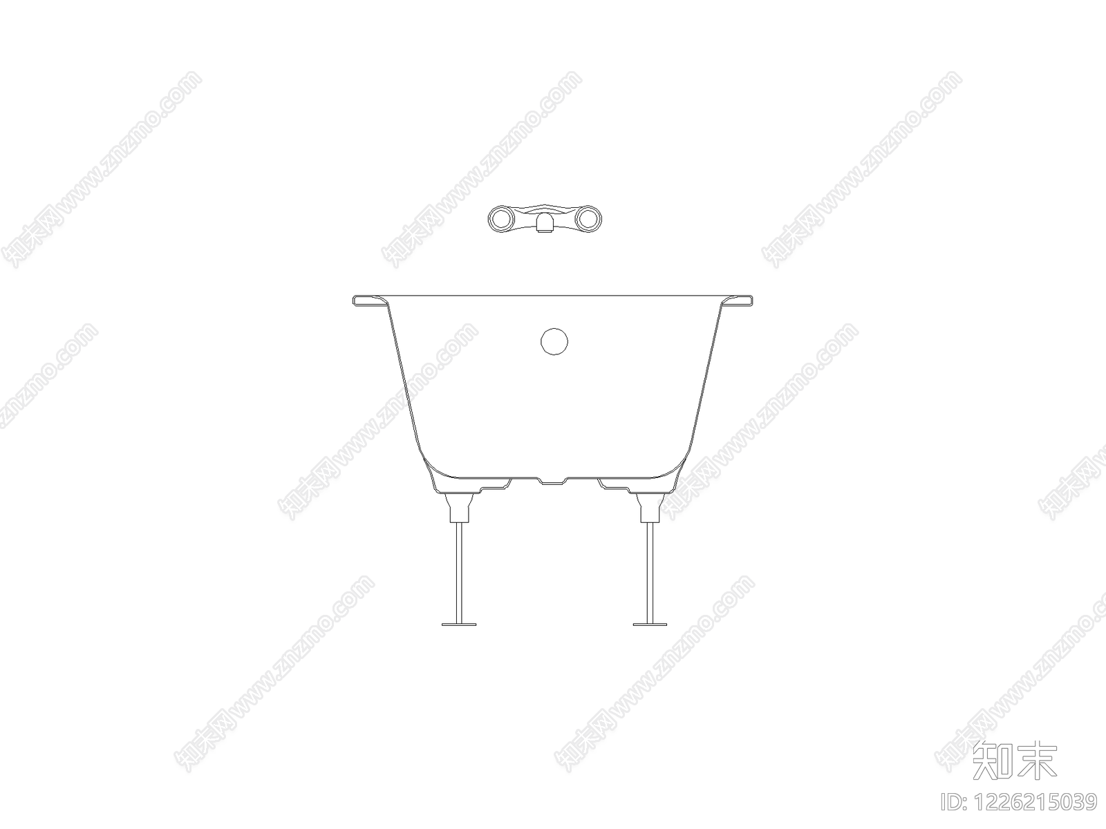 卫浴设施CAD图纸