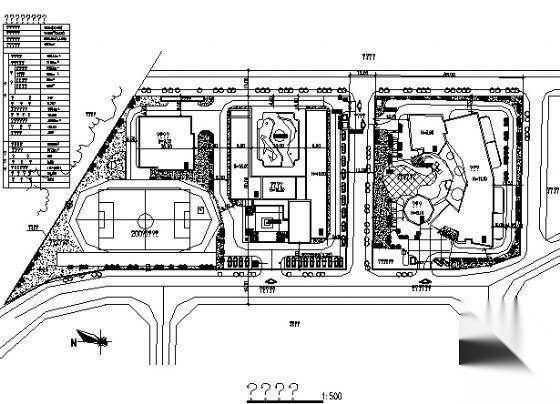 某三层幼儿园建筑设计方案图cad施工图下载【ID:151574196】