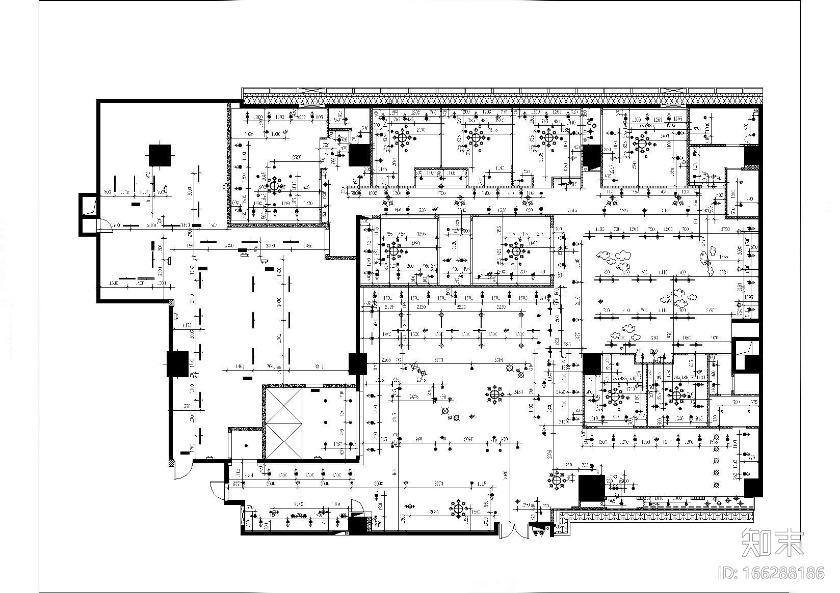 [深圳]万象天地北京烤鸭坊施工图_附效果图cad施工图下载【ID:166288186】