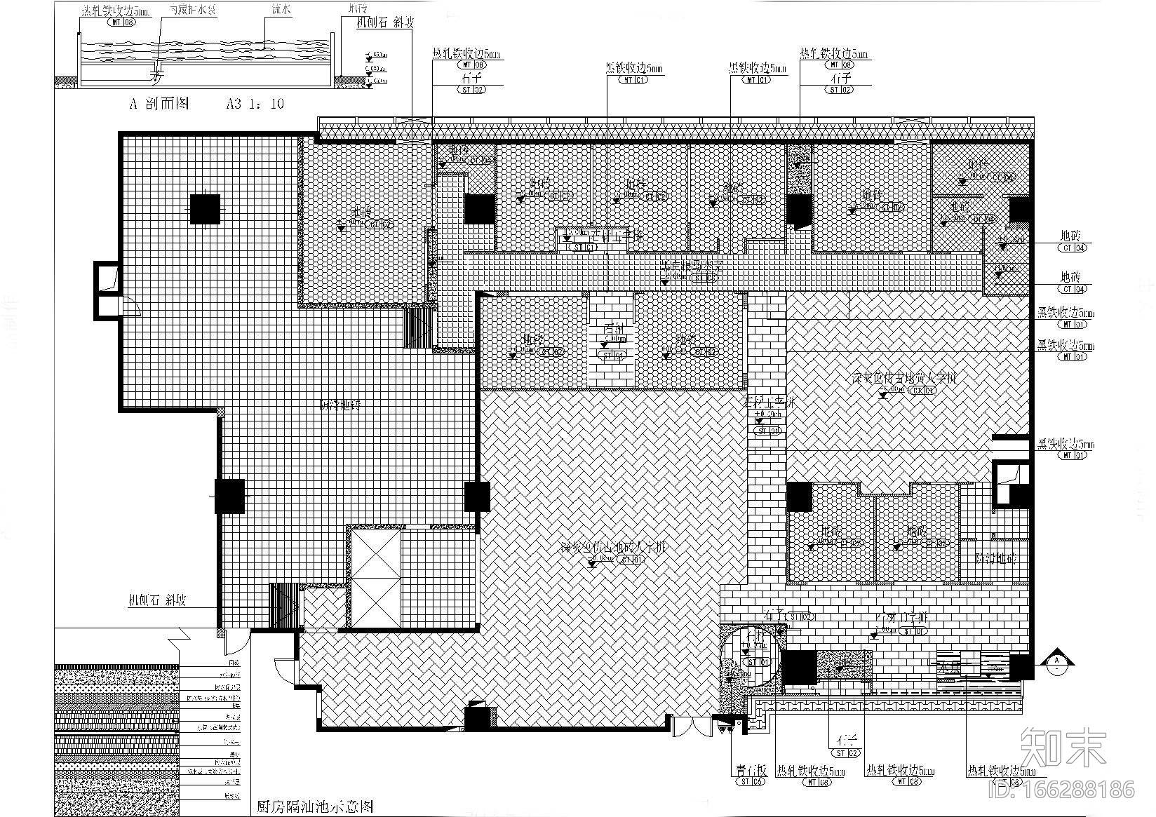 [深圳]万象天地北京烤鸭坊施工图_附效果图cad施工图下载【ID:166288186】