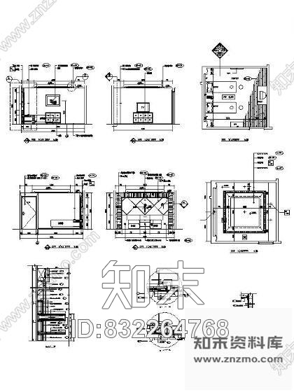 图块/节点按摩间装修详图Ⅰcad施工图下载【ID:832264768】