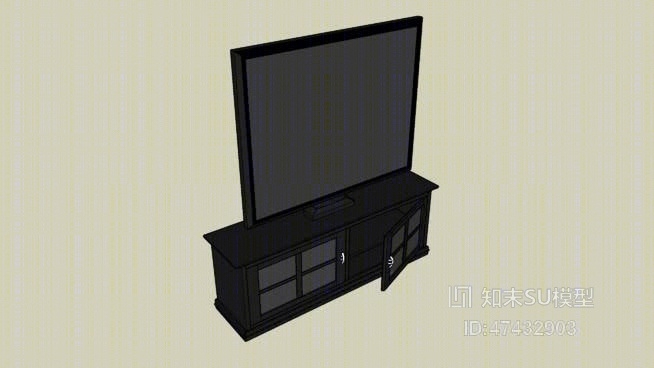 电视SU模型下载【ID:617975917】