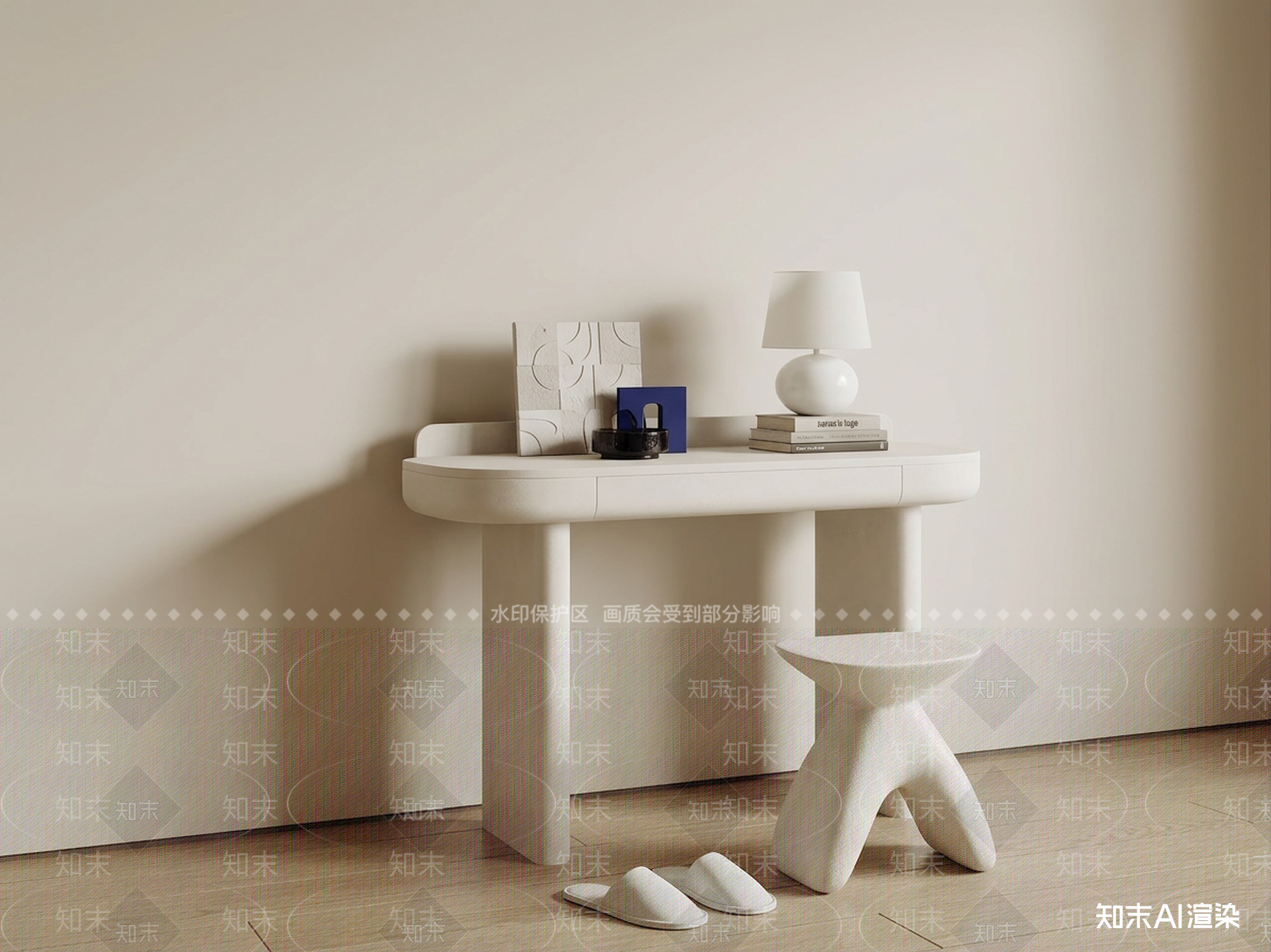 梳妆台书桌3D模型下载【ID:1227532234】