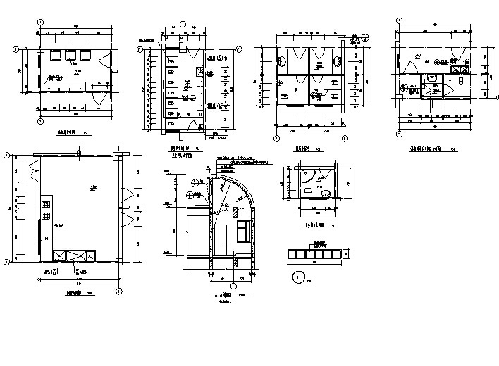 [合集]7套多层剪力墙结构幼儿园建筑施工图cad施工图下载【ID:151549177】