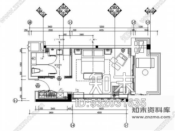 施工图三亚海滨半岛接待中心现代客房装修施工图含效果施工图下载【ID:532031635】