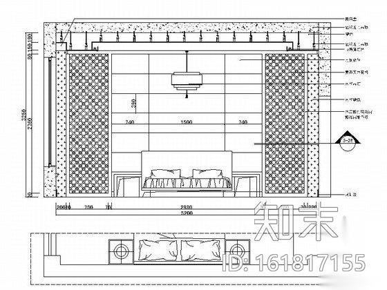 [云南]中式风格四层别墅室内装修设计CAD施工图cad施工图下载【ID:161817155】