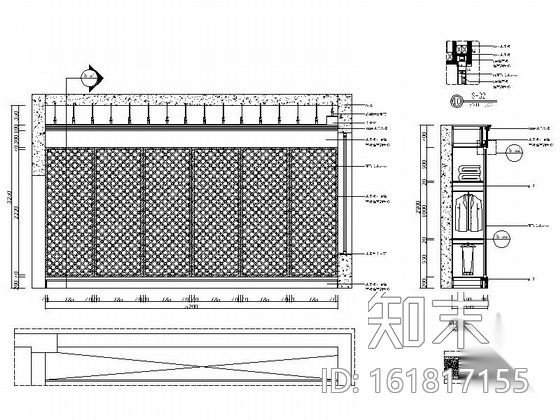 [云南]中式风格四层别墅室内装修设计CAD施工图cad施工图下载【ID:161817155】