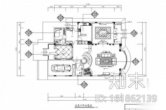 [苏州]邻近太湖风景区交通便利现代风格双层别墅装修图施工图下载【ID:161862139】