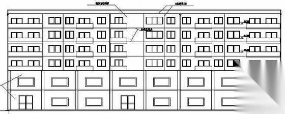 商住楼建筑设计全图cad施工图下载【ID:168463179】