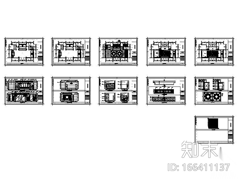 某洗浴大堂施工图cad施工图下载【ID:166411137】