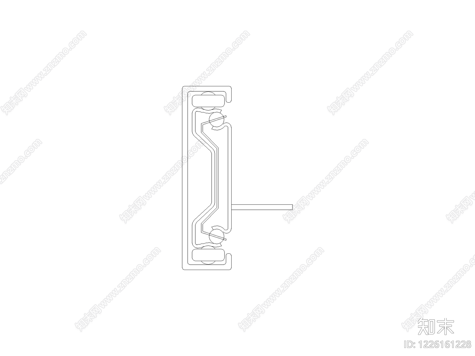 现代五金管件CAD图纸